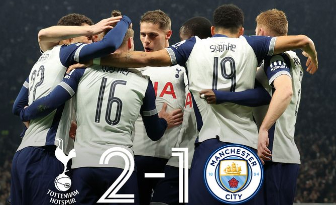 EPL: Tottenham Continue Strong Start, Defeat Man City