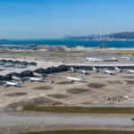 Two killed as cargo plane skids off Hong Kong runway into sea