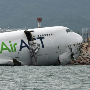 Emirates Cargo Plane Slides Off Hong Kong Runway, Killing 2 Ground Crew