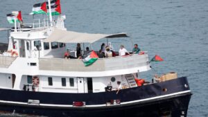 Gaza-bound flotilla almost 300 miles from coast of Israel