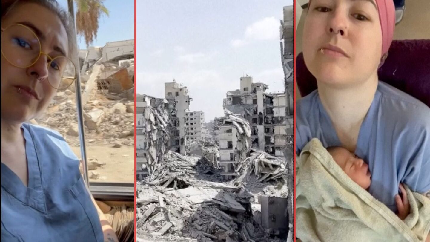 US nurse films Gaza city hospital destruction, describes her experiences amid Israeli attacks