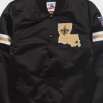 Get game day ready with a Saints satin starter jacket and team gear from HOMAGE