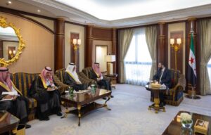 Syria’s Al-Sharaa, Saudi Ministers Discuss Cooperation on FII9 Sidelines