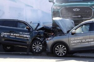 Two Cherry Tiggo 9 SUV’s Collided Head-on At 50km/h In Africa’s First Real-world Crash Test