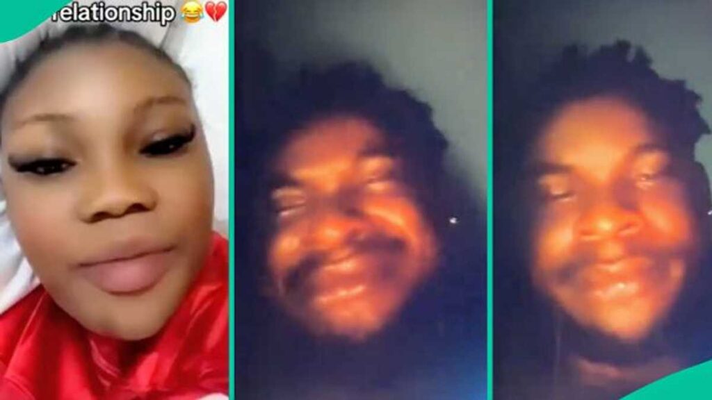 Watch trending video as lady captures her man crying uncontrollably over break up