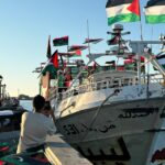 Gaza aid flotilla reports explosions, drones and radios ‘jammed’ with ABBA music