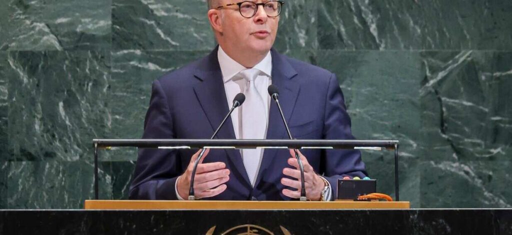 Albanese pushes for Security Council seat and calls out Iran in first major UN speech