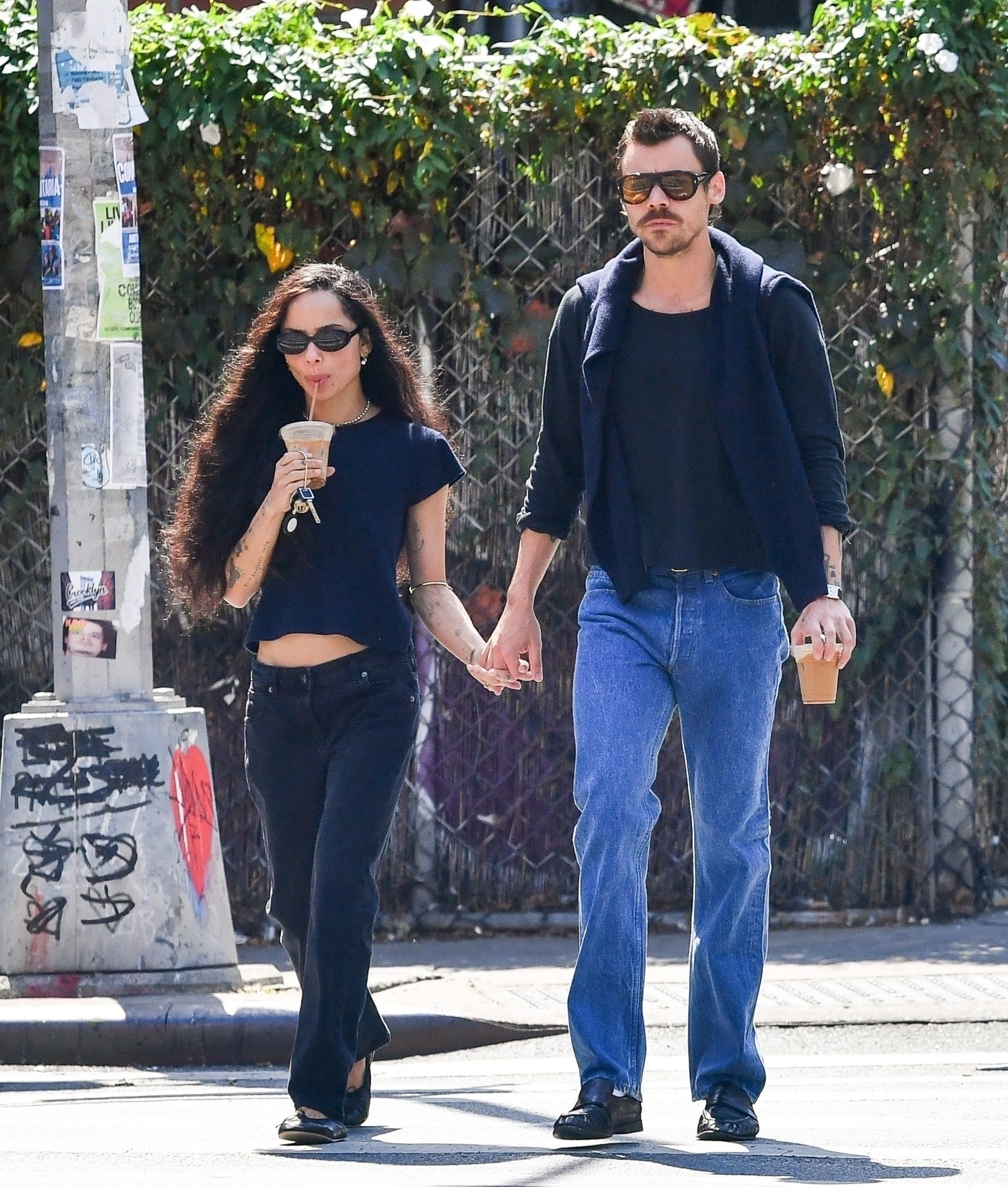 Harry Styles and Zoë Kravitz Make Their Couple Style Official