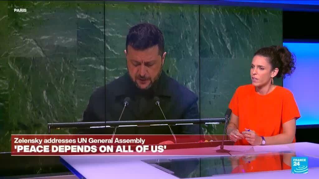‘International institutions are too weak’ says Zelensky at the UN General Assembly