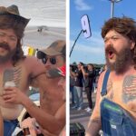 Druski Wears White Face for NASCAR Skit