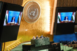 Palestinian Authority president calls on Hamas to “surrender their weapons”