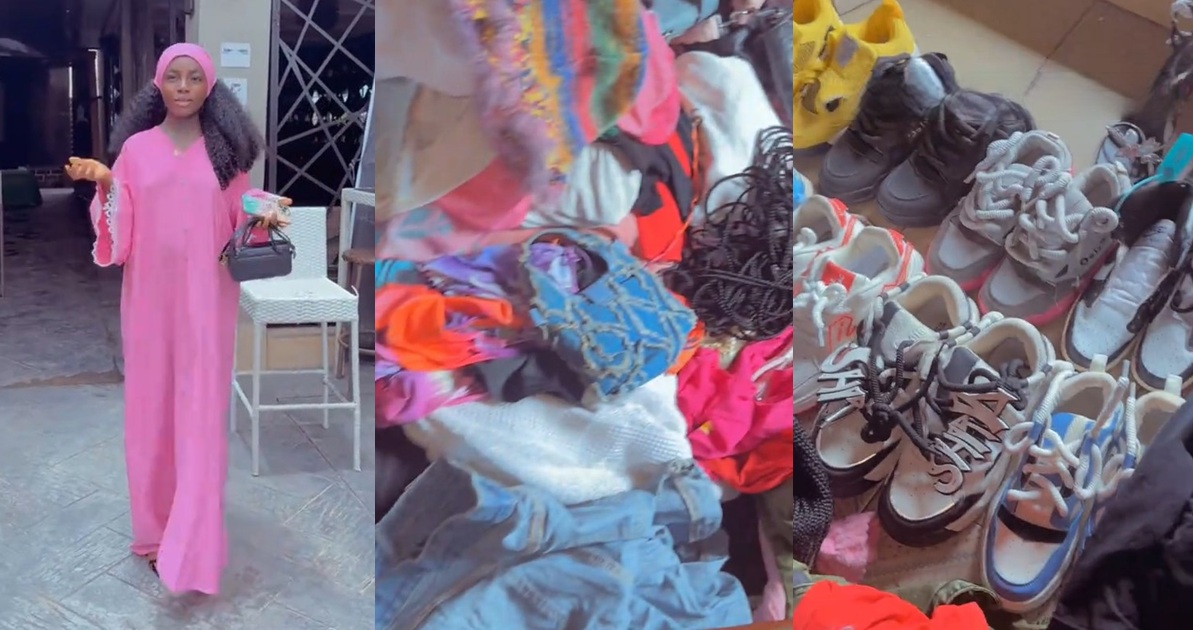 Lady reveals plans to give away her clothes after her husband stopped her from being a ‘baddie’ (WATCH)