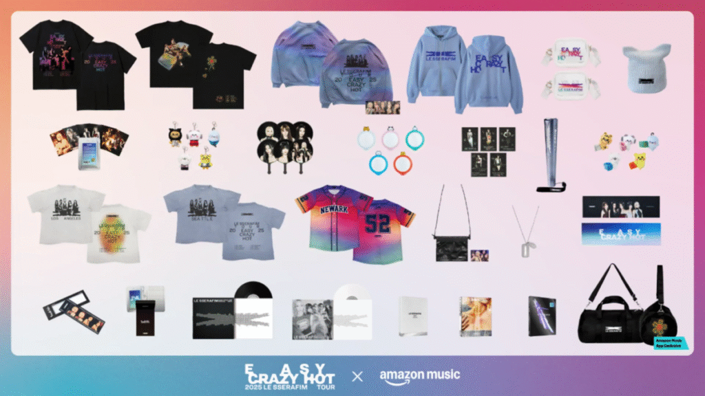 Amazon Music Swoops In As Le Sserafim’s Official Tour and Merch Partner