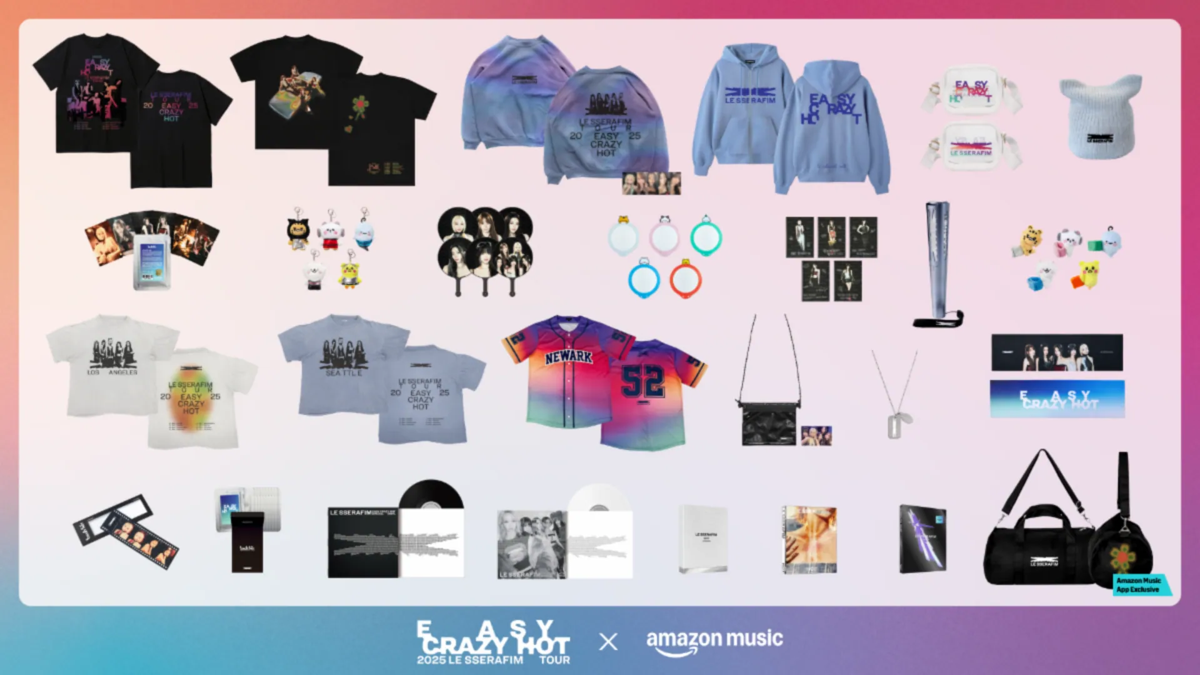 Amazon Music Swoops In As Le Sserafim’s Official Tour and Merch Partner