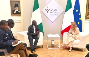 JUST IN: Tinubu Meets Italian PM, Giorgia Meloni in Rome [PHOTOS]