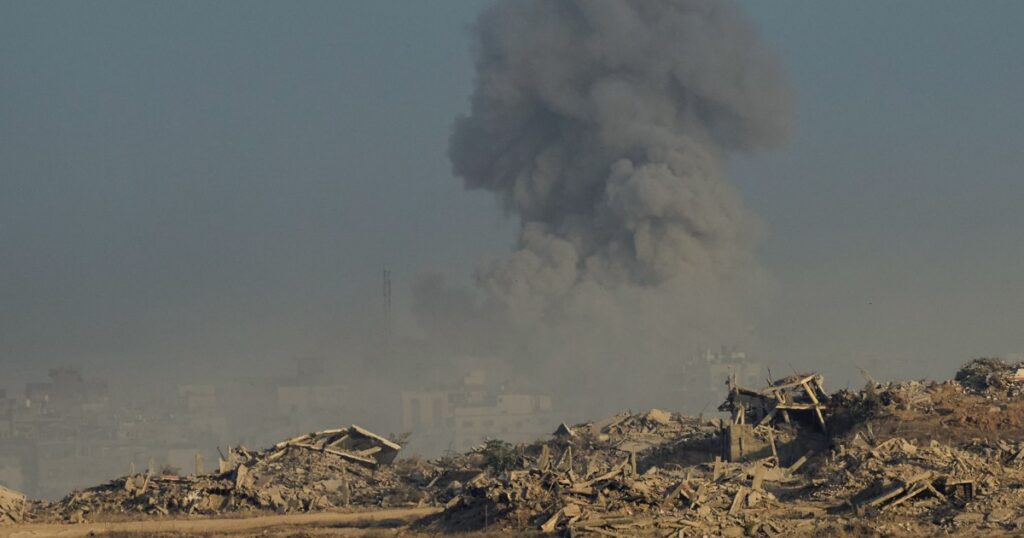 Israeli strikes kill more than 40 people in Gaza, say health officials, ahead of UN meeting