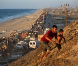 Gaza City mostly empty amid Israeli offensive against Hamas