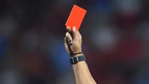 10 clubs with most red cards in a Premier League season