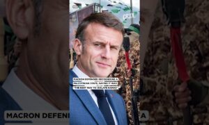Macron Calls Ground Offensive in Gaza ‘Unacceptable,’ Finds Way to “Isolate Hamas”