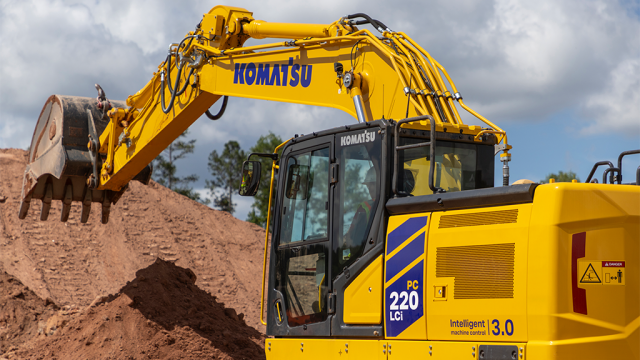 Technology is the standard on Komatsu’s new excavator