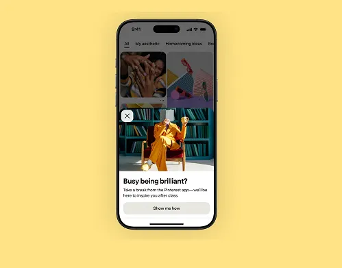 Pinterest Expands Alerts To Get Teens off the App During School