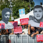Israeli hostage families protest outside PM’s residence in Jerusalem as Gaza City ground op commences
