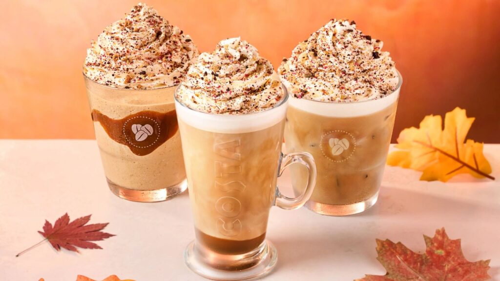 Costa Coffee releases new autumn menu and popular hot drink is back