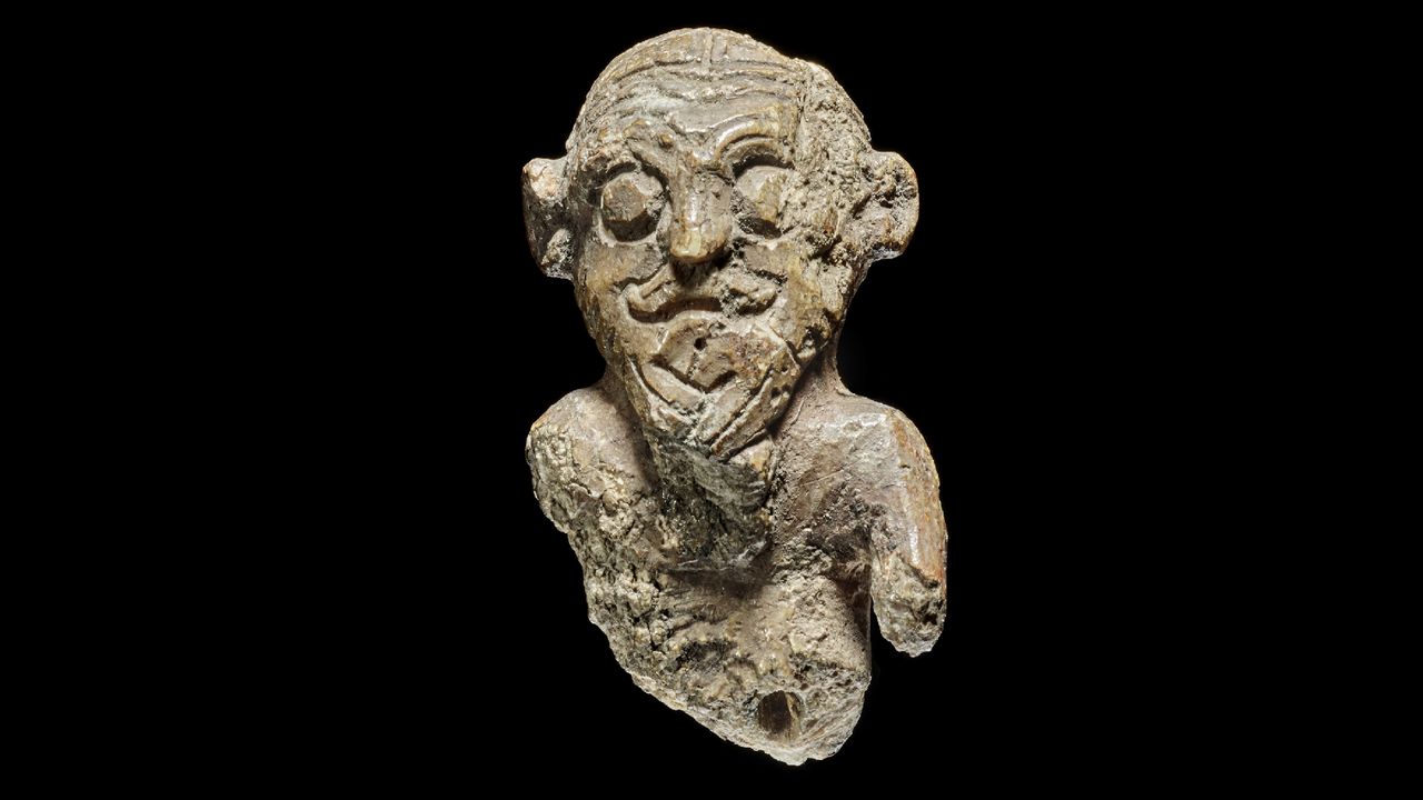 1,000-year-old ‘king’ game piece with a distinctive hairstyle is ‘as close as we will ever get to a portrait of a Viking’