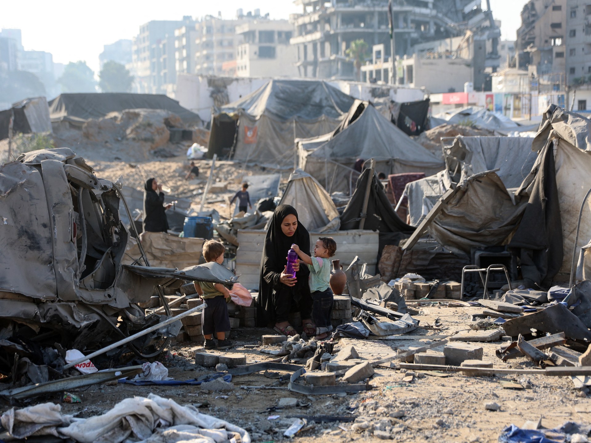 Israel pounds Gaza City, killing 49 and displacing 6,000 in a single day