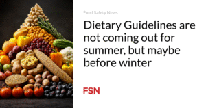 Dietary Guidelines are not coming out for summer, but maybe before winter