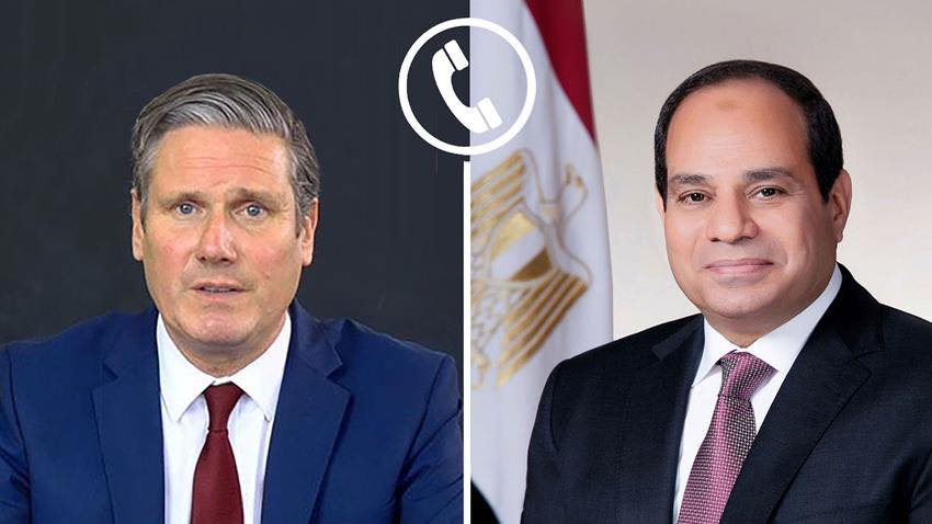 Sisi, UK Prime Minister Discuss Gaza Ceasefire, Bilateral Cooperation