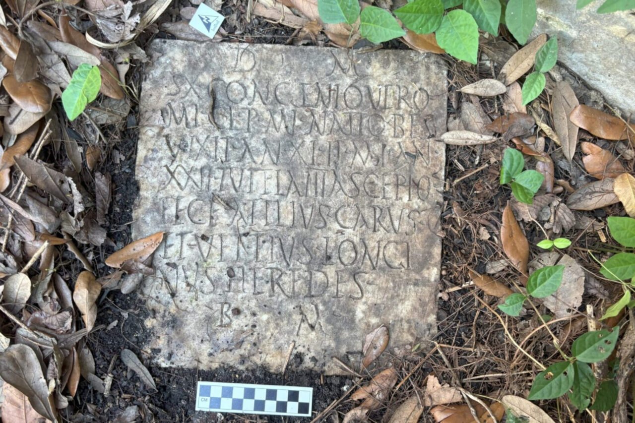 How a Missing Ancient Roman Tombstone Ended up in a Louisiana Backyard