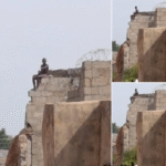 Young Man Climbs Building In Katsina To Protest After In-Laws Took His Wife Away [Video]