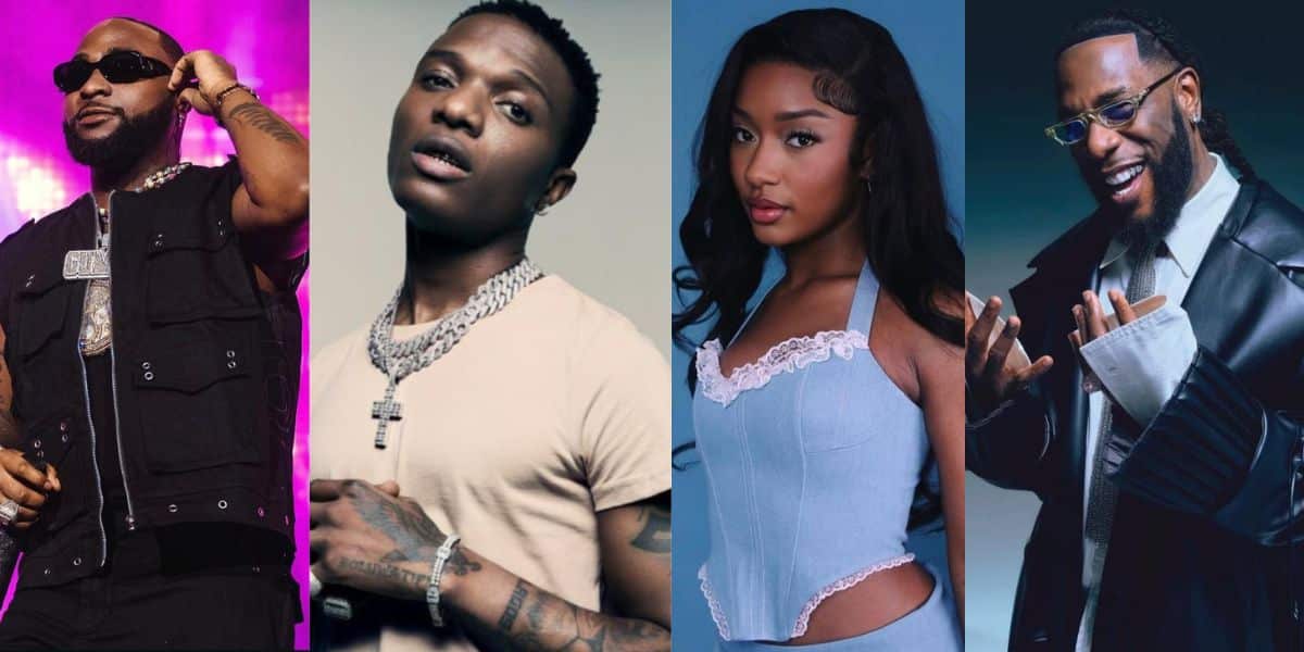 Davido, Burna Boy, Ayra Starr, Wizkid Nominated For 2026 Grammy Awards [Full List]