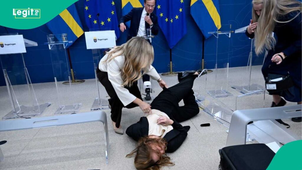 Sweden: Concerns, drama as health minister collapses on duty, see trending video
