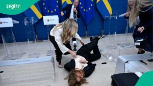 Sweden: Concerns, drama as health minister collapses on duty, see trending video