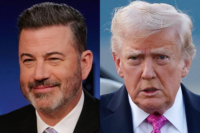 Jimmy Kimmel is more popular than Trump, new poll finds