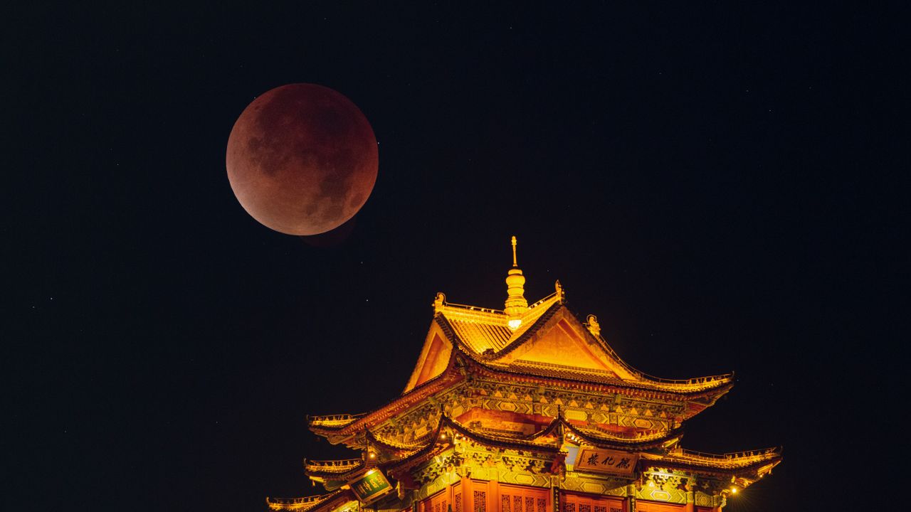 ‘Blood moon’ gallery: Stunning snaps from last night’s total lunar eclipse