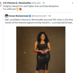 Anambra election: "I ‘m a winner"