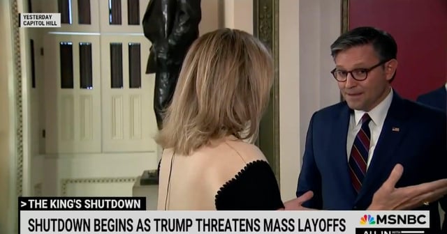 Mike Johnson Caught on Camera Admitting Trump Is ‘Unwell’