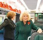 Queen Camilla leaves commuters speechless as she’s pictured boarding train to London
