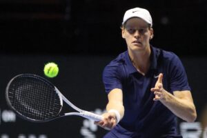 Jannik Sinner left confused after fan runs onto Six Kings Slam court to make request