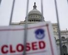 US government shutdown live: first closure since 2018 begins after funding bill fails