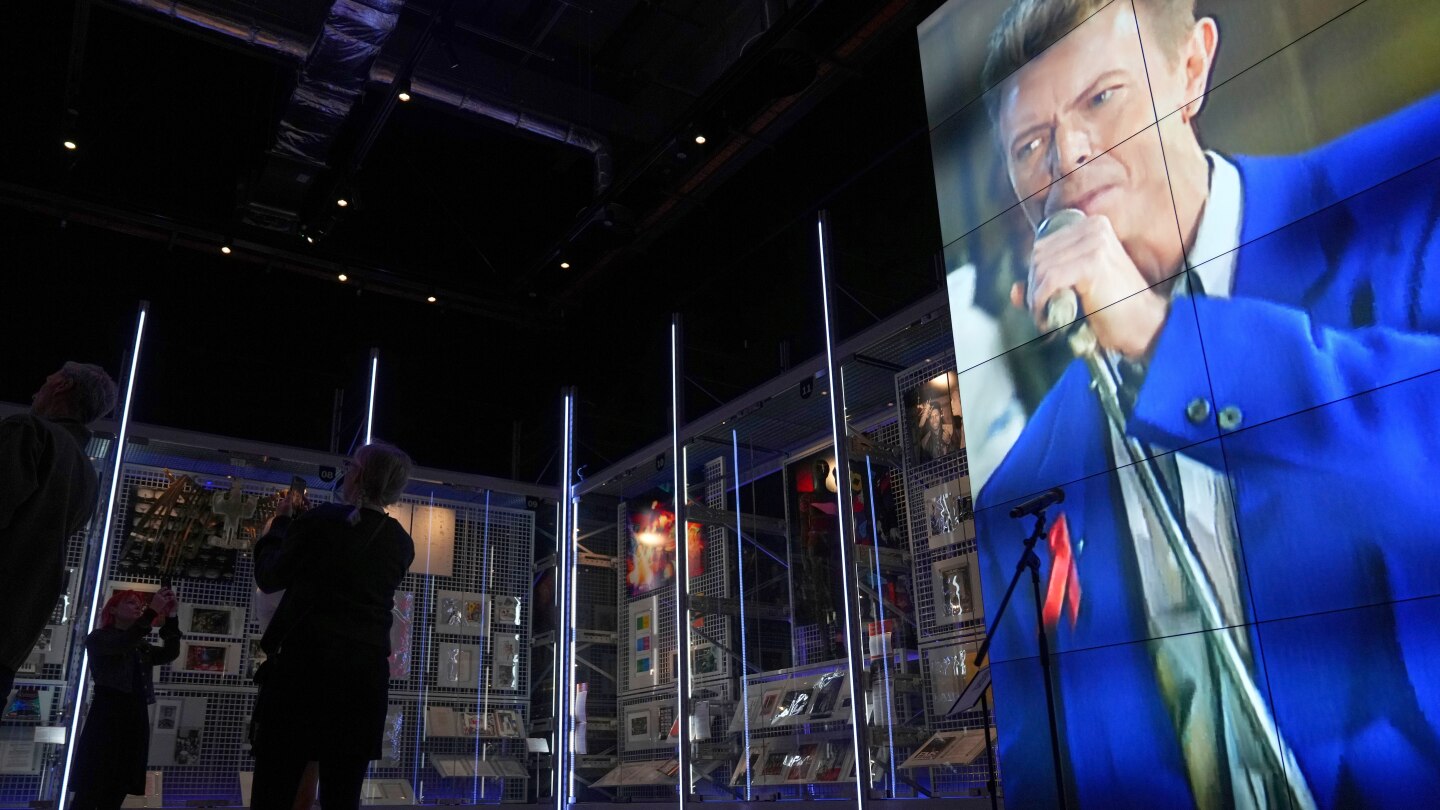 David Bowie’s archive opens to the public. Fans can see and touch 1000s of his items