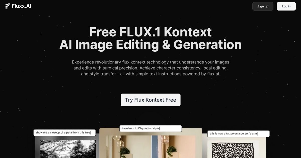 FLUXX Kontext: Context-Aware Image Editing