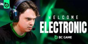 BC.GAME Esports Signs Legendary CS2 Player Denis “⁠electroNic⁠” Sharipov