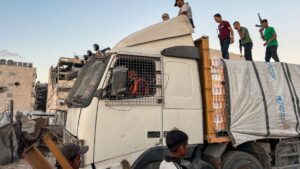 ‘Baseless cover up’: Hamas decries leaked US video of terrorists looting Gaza aid truck