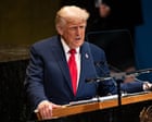 Trump news at a glance: president backs Ukraine to ‘get their land back’ from Russia and lambasts UN