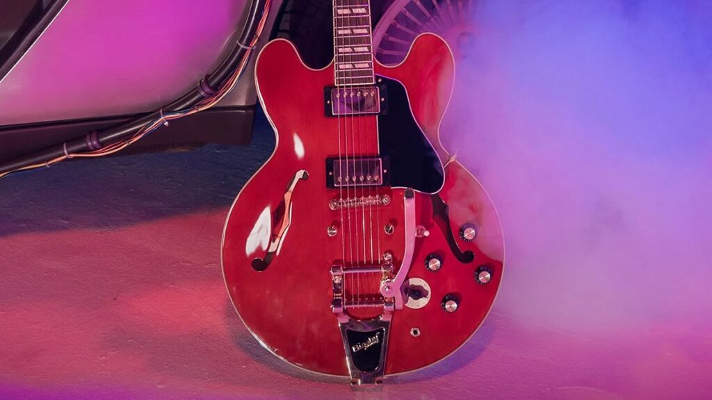 “Back to the Future has been the number one trending search on Reverb”: Epiphone Back to the Future ES-345s are being listed for up to $7,000 as scalpers strike the second-hand market