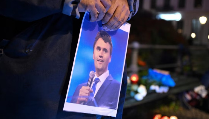 Supporters of slain US activist Charlie Kirk shut down critics